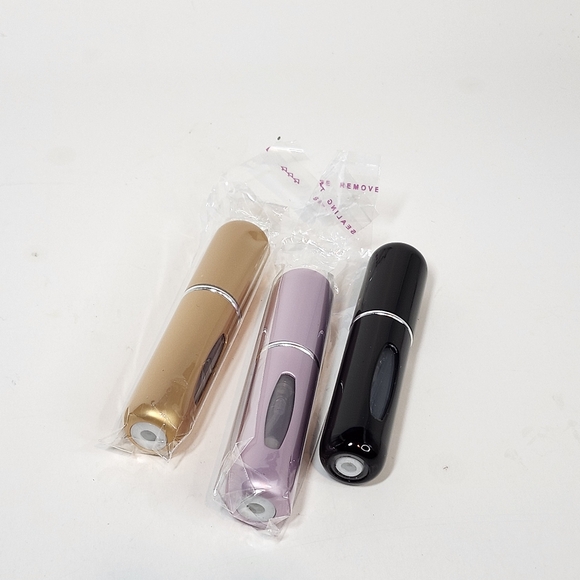 Portable Atomizer Mini Perfume Refillable Sprayers - Gold Or Pink - Picture 1 of 9